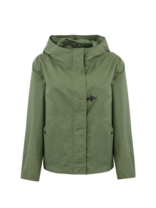 Parka in popeline tecnico Verde FAY | NAW12503240 AXXV408